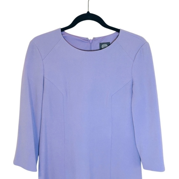 Vince Camuto Lavender Purple Kors Crepe Shift dress SZ 8 - Picture 10 of 14